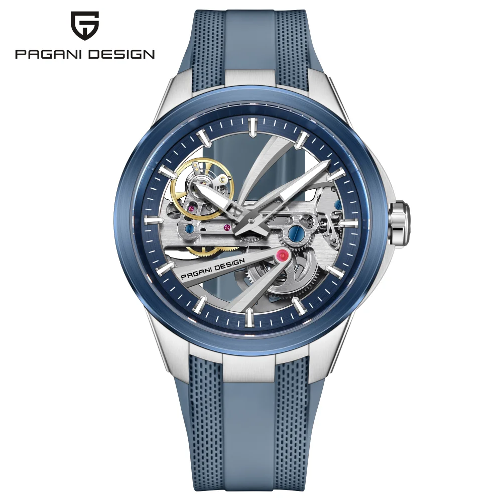 Montre Homme Automatique Squelette Fluororubber Pagani Design PD-YS030 – CLEVI Paris