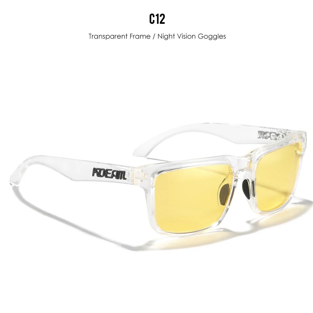Lunettes de Soleil Polarisées Oversize Homme Femme – Verres Photochromiques Anti-Reflets UV400 – CLEVI Paris