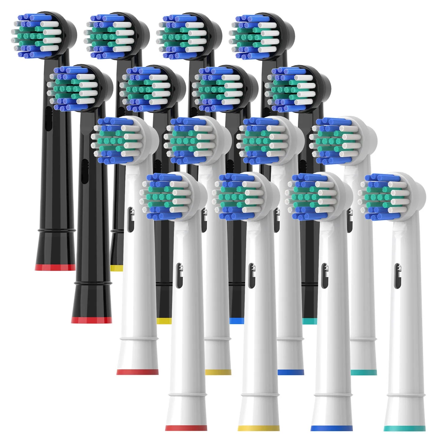 Têtes de Remplacement Brosse à Dents Électrique | Compatible Oral-B D100 D25 D30 D32 – CLEVI Paris