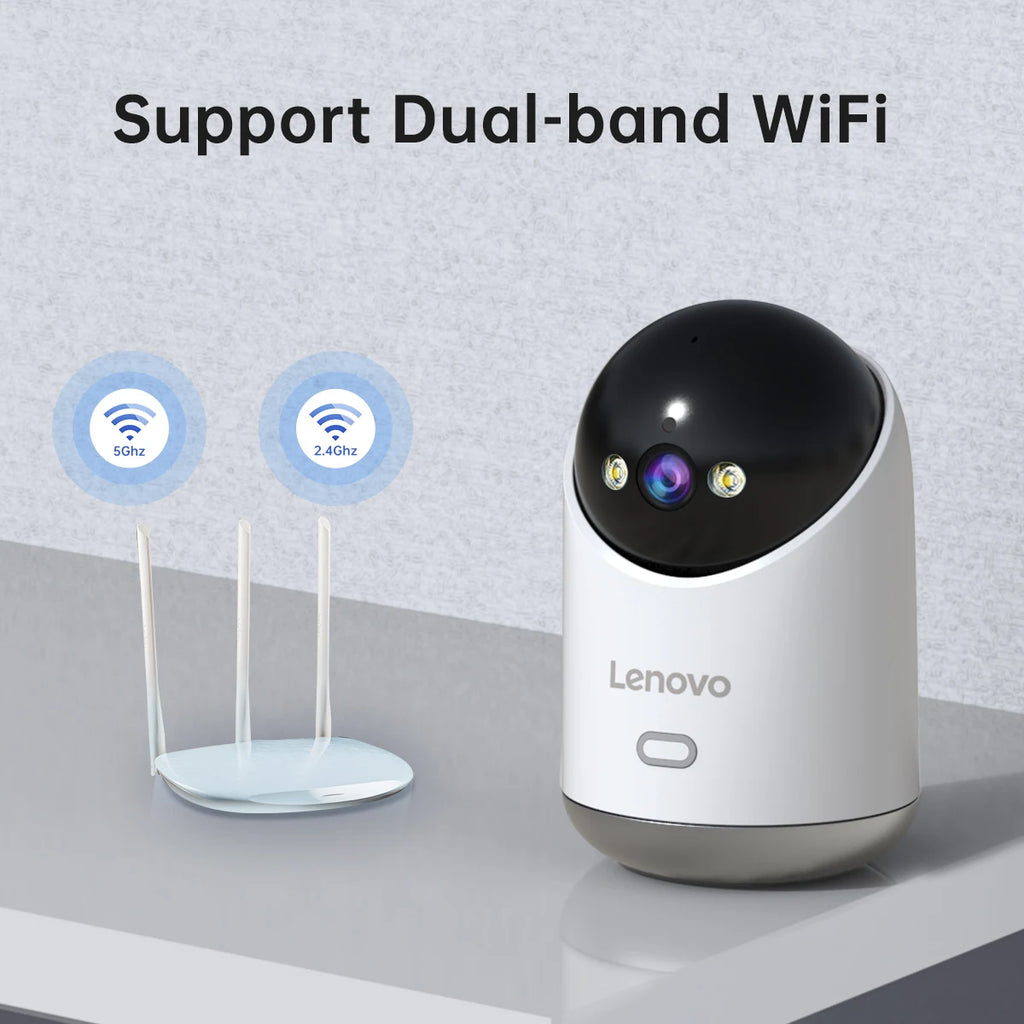 Caméra Dôme Intérieure PTZ 5MP WiFi Dual-Band Suivi Auto Vision Nocturne – CLEVI Paris