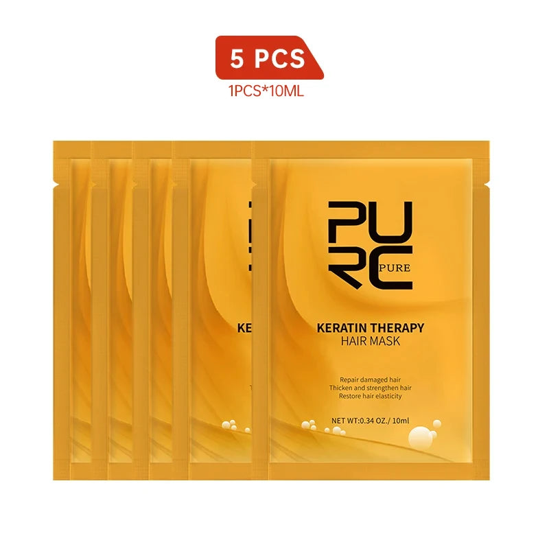 Traitement Kératine Brésilienne PURC 300ml – Lissage & Anti-Frisottis, 0% à 12%
