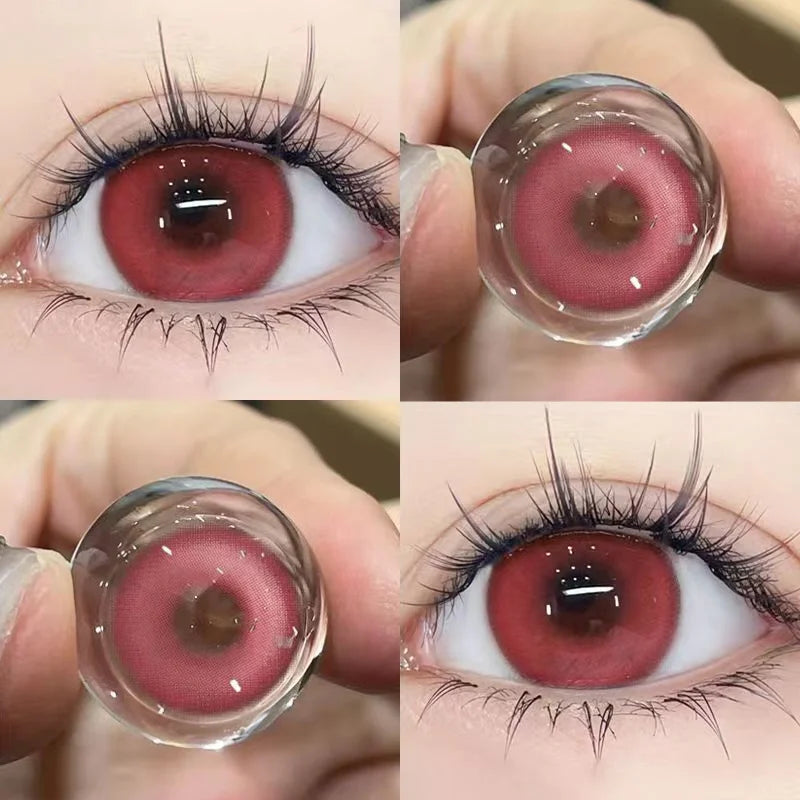 KSSEYE Lentilles de Contact Halloween Colorées Myopie Cosplay 0~-8.00 | 2 Pièces