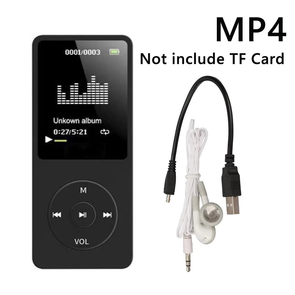 KEBIDU Lecteur MP3/MP4 Bluetooth Écran IPS HD 1,8" FLAC FM TF 128Go 8h – CLEVI Paris