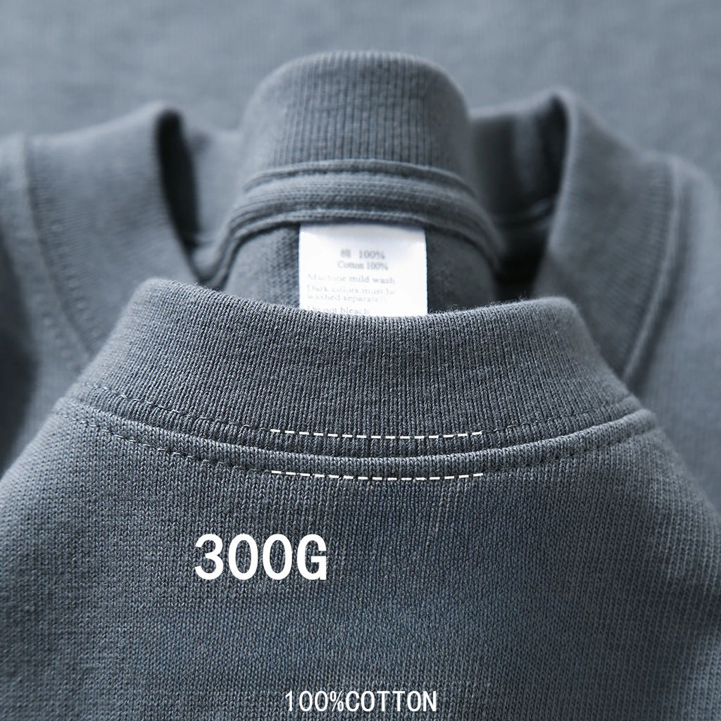 T-Shirt Unisexe 100% Coton 300g Col Rond Coupe Loose 7 Coloris – CLEVI Paris