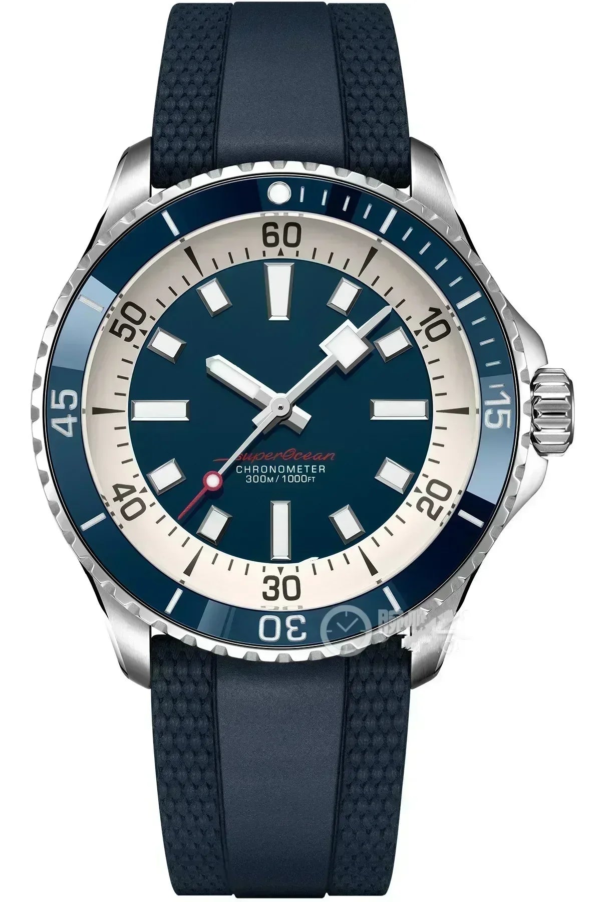 Montre Homme Automatique Luxe Acier Verre Saphir Couronne Vissée Cytupr – CLEVI Paris