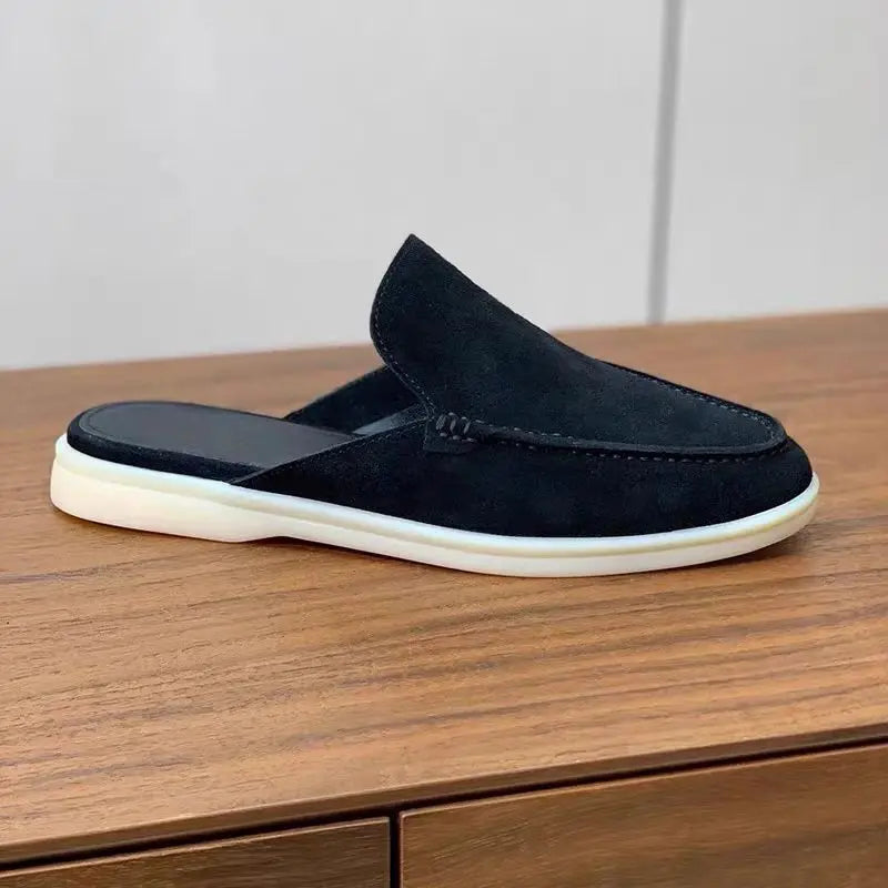 Mules Unisexe Cuir Véritable Peau de Mouton Plates Été EU 35-47 Multicolore – CLEVI Paris