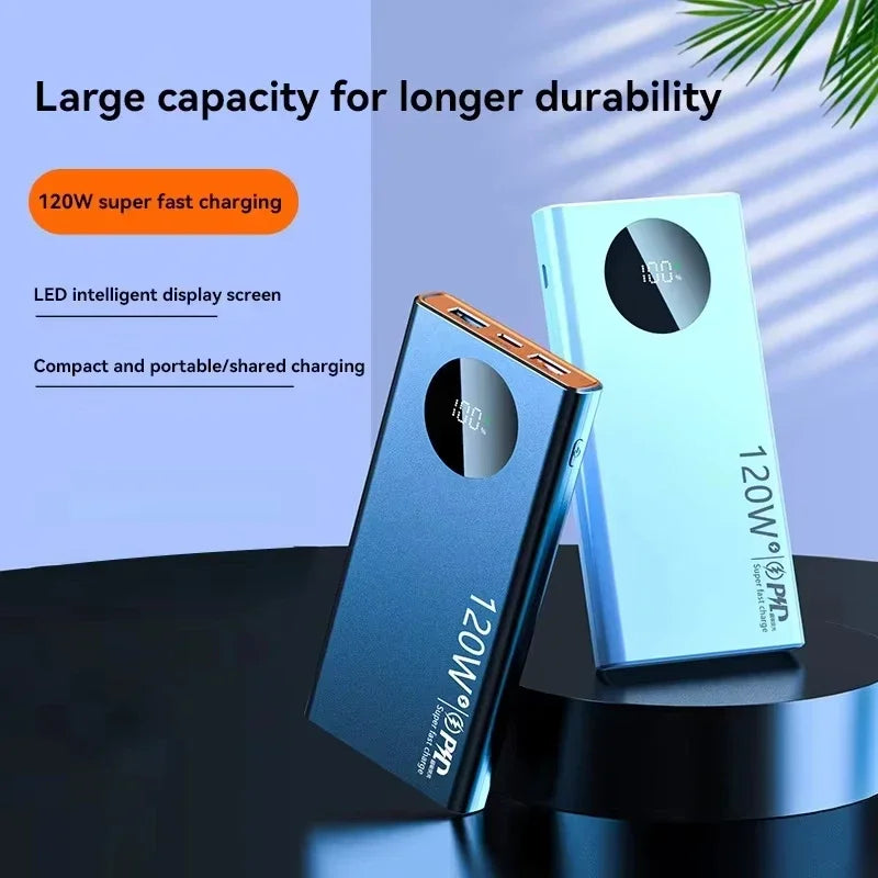 Batterie Externe Lenovo 120W PD20W Affichage LED 50-200000mAh – CLEVI Paris