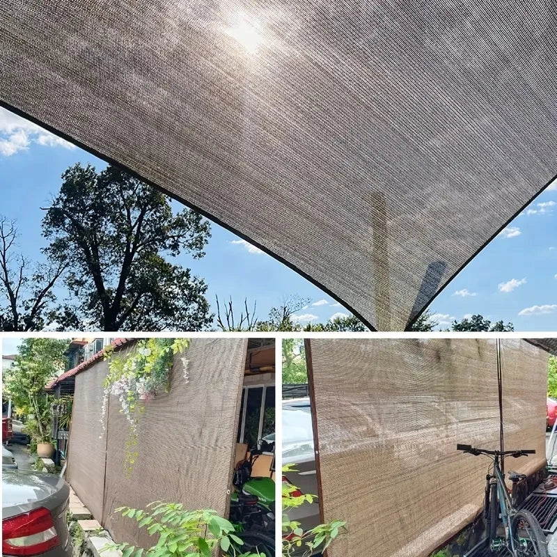 Voile d'Ombrage HDPE Anti-UV | Filet Pare-Soleil Jardin Terrasse Balcon – CLEVI Paris