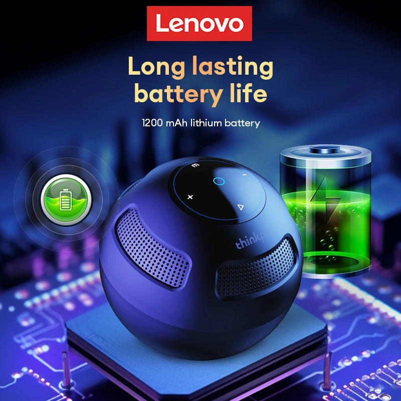 Enceinte Bluetooth Lenovo TS5 5W Surround 360° 8h Portable Subwoofer – CLEVI Paris
