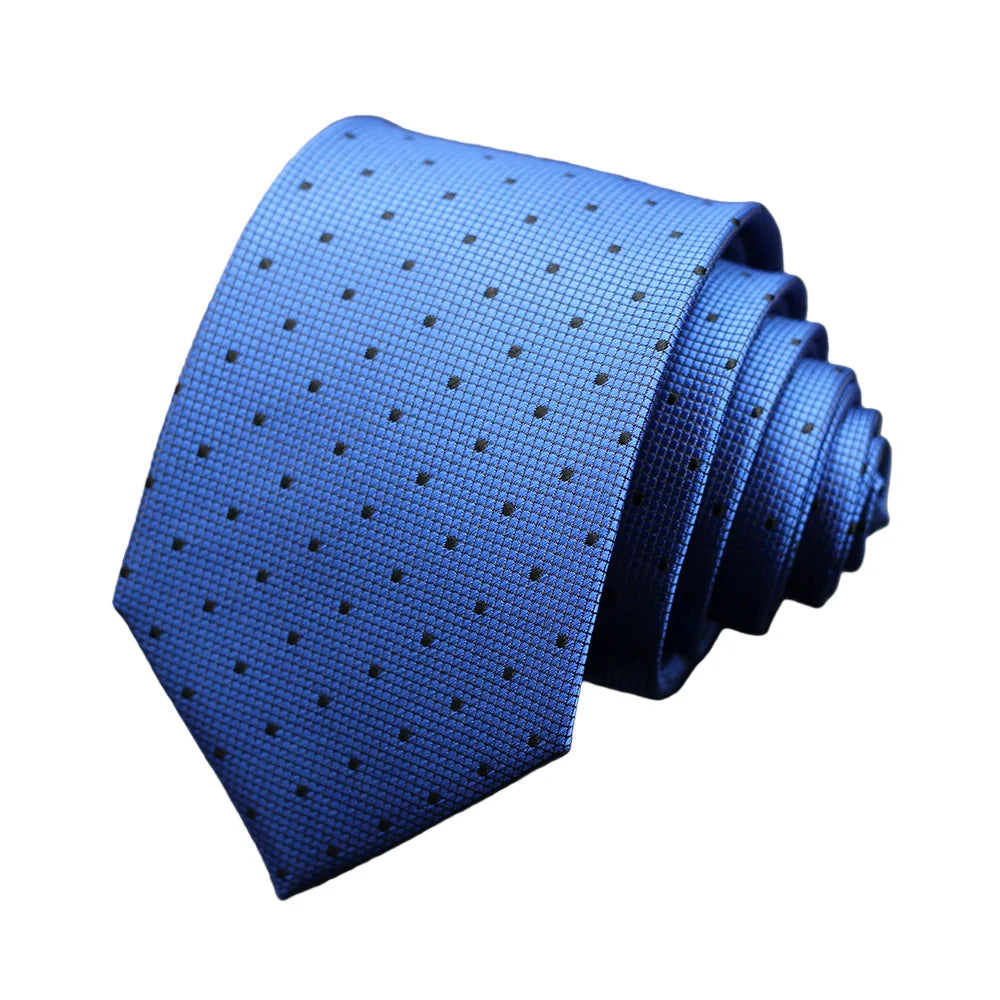 Cravate homme à pois 7 cm – CLEVI Paris