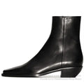 Chelsea Boot Homme Cuir Véritable Bout Pointu – Zip Latéral Fait Main