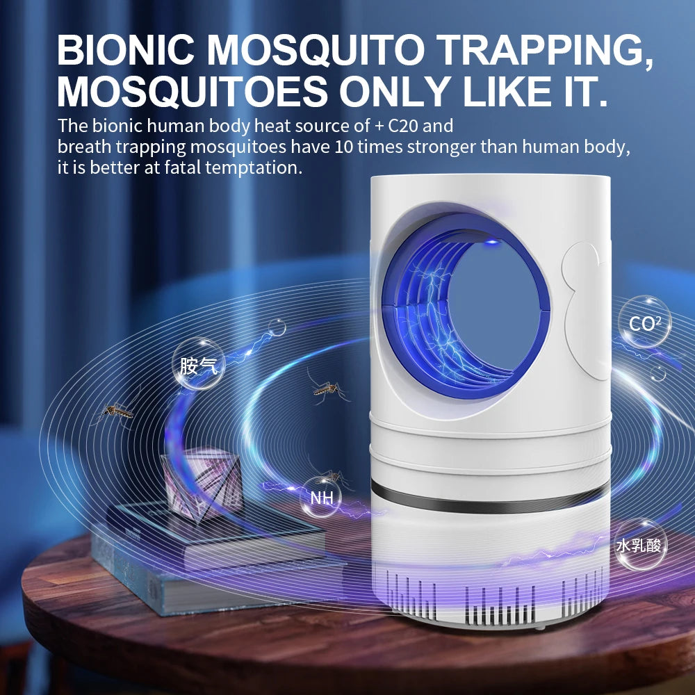 Lampe Anti-Moustiques UV LED Piège à Insectes USB – CLEVI Paris