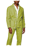 Costume lin-coton homme 2 pièces – CLEVI Paris
