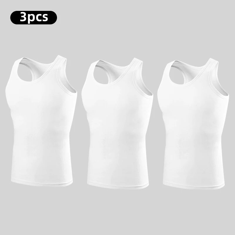 Débardeur Coton Homme Col Rond — Lot de 1, 3 ou 5 — CLEVI Paris