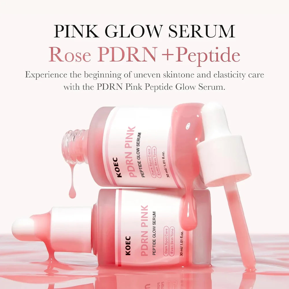 Sérum Visage KOEC Rose PDRN Pink Peptide Glow 30ml – CLEVI Paris