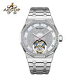 Montre Mécanique Tourbillon Volant AESOP 7089 Squelette Double Face Saphir – CLEVI Paris