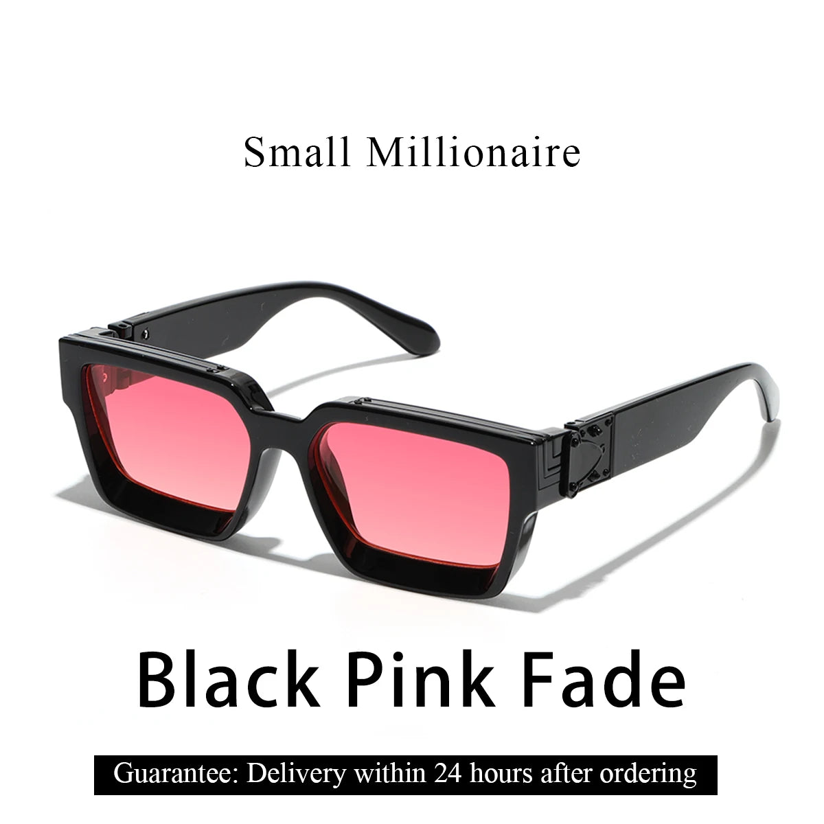 Lunettes de Soleil Carrées Style Millionnaire Rétro Homme – Monture Polycarbonate UV400 Catégorie 3 – CLEVI Paris