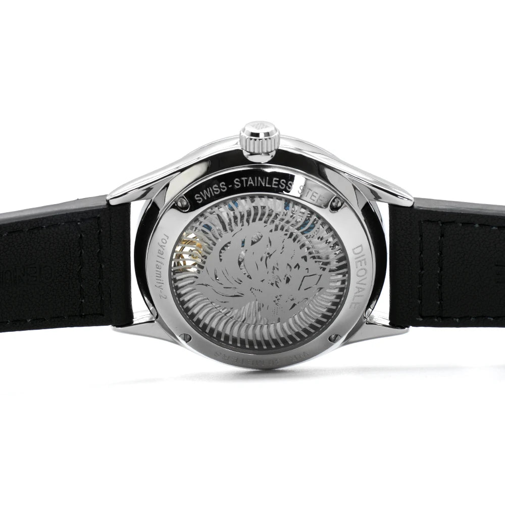 Gezfeel Montre Automatique Homme Squelette Cuir Véritable Étanche 41mm – CLEVI Paris