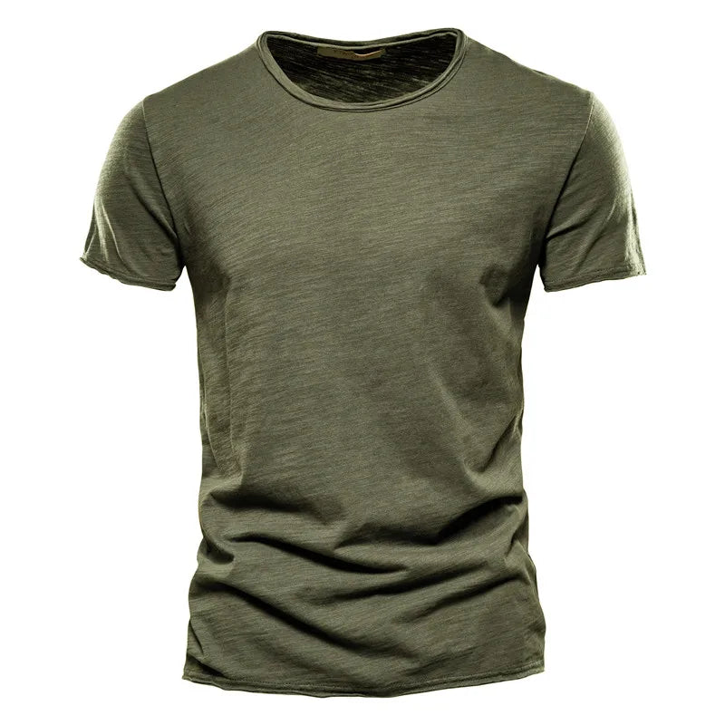 T-Shirt Homme 100% Coton Col Rond Manches Courtes F038 – CLEVI Paris