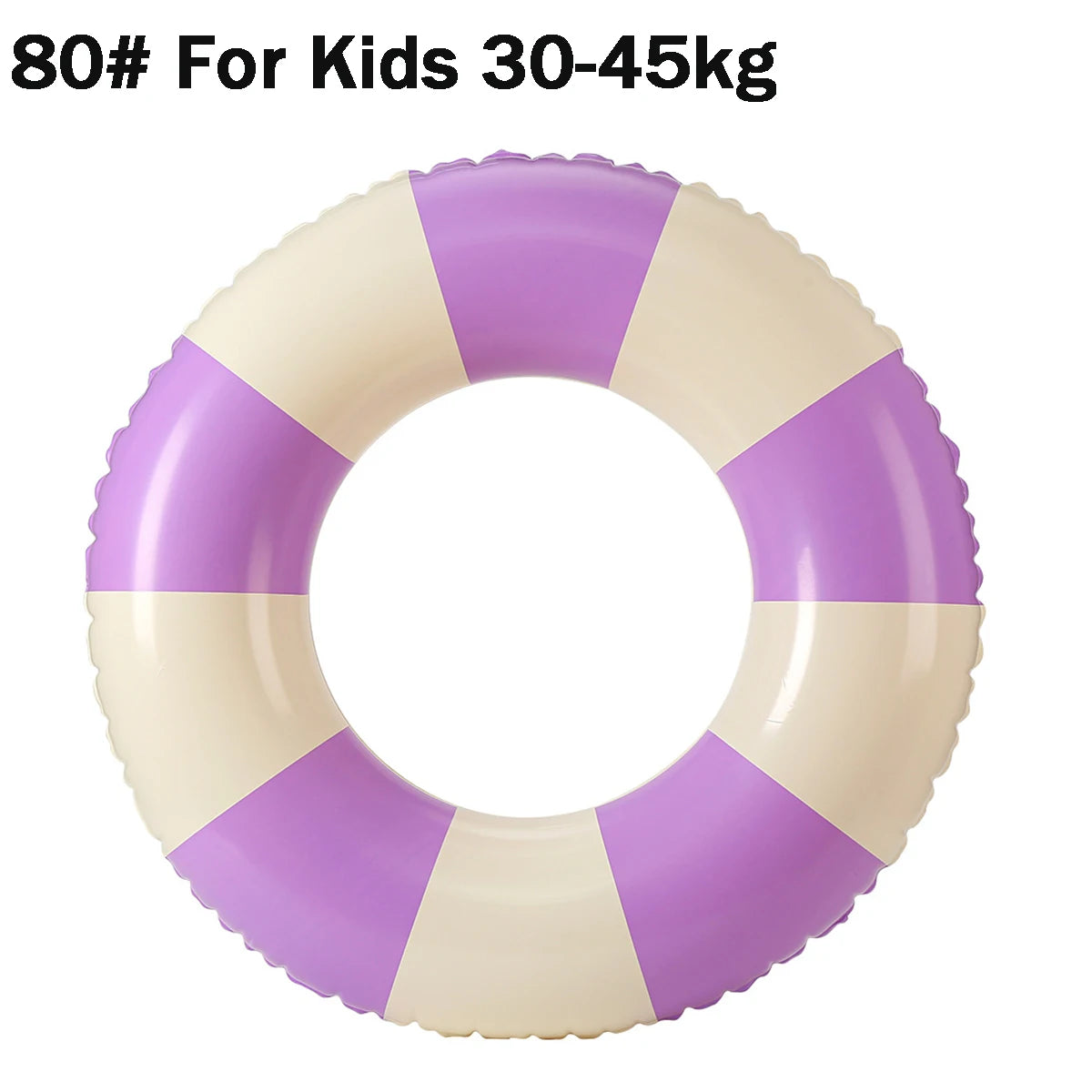 Bouée Gonflable Vintage Rayée – Anneau de Piscine Été 60 à 90 cm – Femme & Adulte