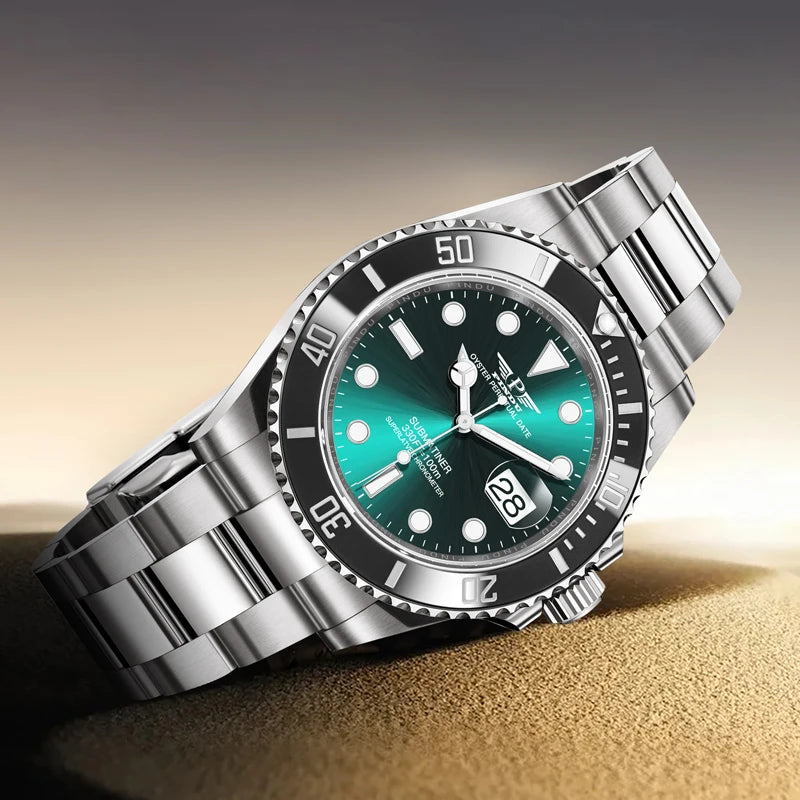Montre PINDU PD6591 Mécanique Automatique Miyota Acier 40 mm Étanche 10 Bar – CLEVI Paris