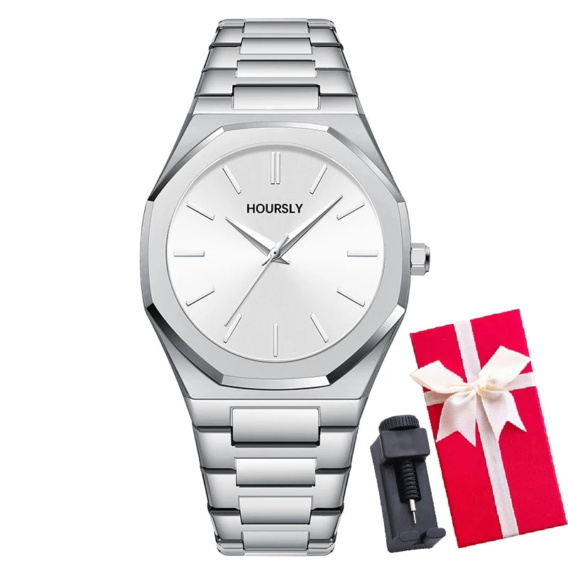 Montre Quartz Homme M.A.W Acier Inoxydable 42mm – CLEVI Paris