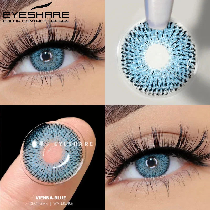 Lentilles de Contact Colorées EYESHARE | Sans Correction | 15 Coloris | Port Annuel – CLEVI Paris