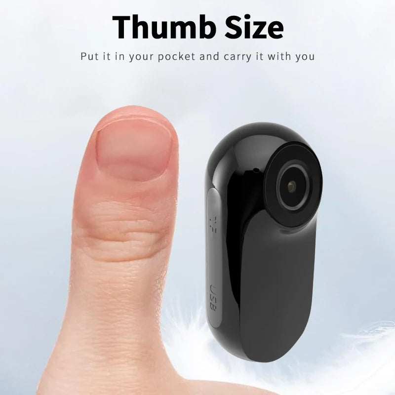 Mini Caméra Sport 1080P HD – Grand Angle 150°, Écran 0,96", Enregistrement en Boucle – CLEVI Paris