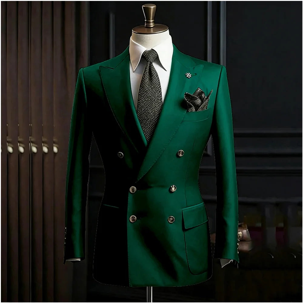 Costume homme 2 pièces à double boutonnage – CLEVI Paris