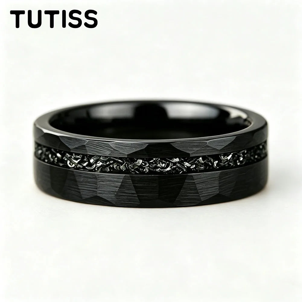 Bague Unisexe en Tungstène 6/8 mm – CLEVI Paris