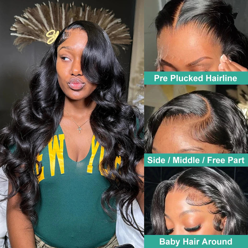 Perruque HD Lace Body Wave Cheveux Humains – CLEVI Paris