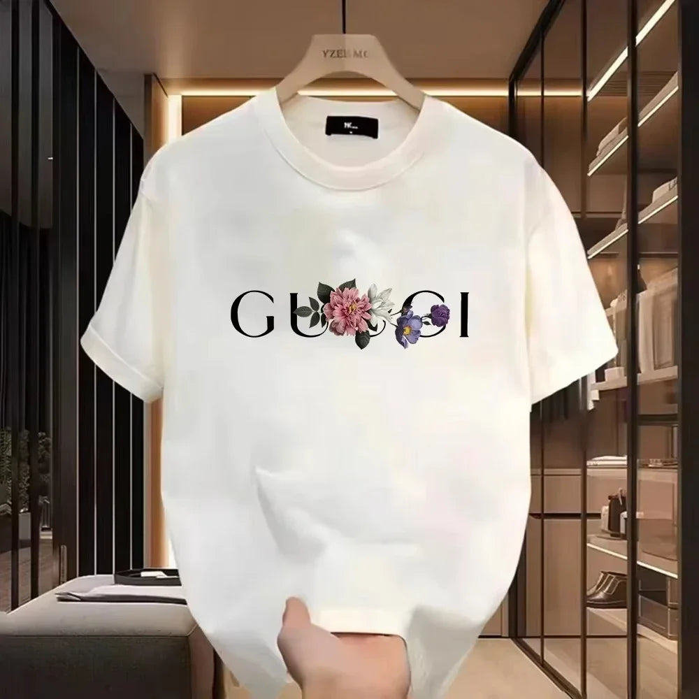 T-Shirt Unisexe Style Harajuku Streetwear Imprimé Col Rond Coton – CLEVI Paris