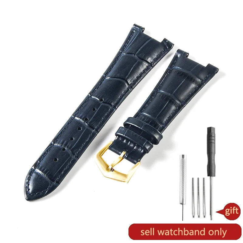 Bracelet Montre Cuir Vache | Compatible Patek Philippe Nautilus PP5711 5712G – CLEVI Paris