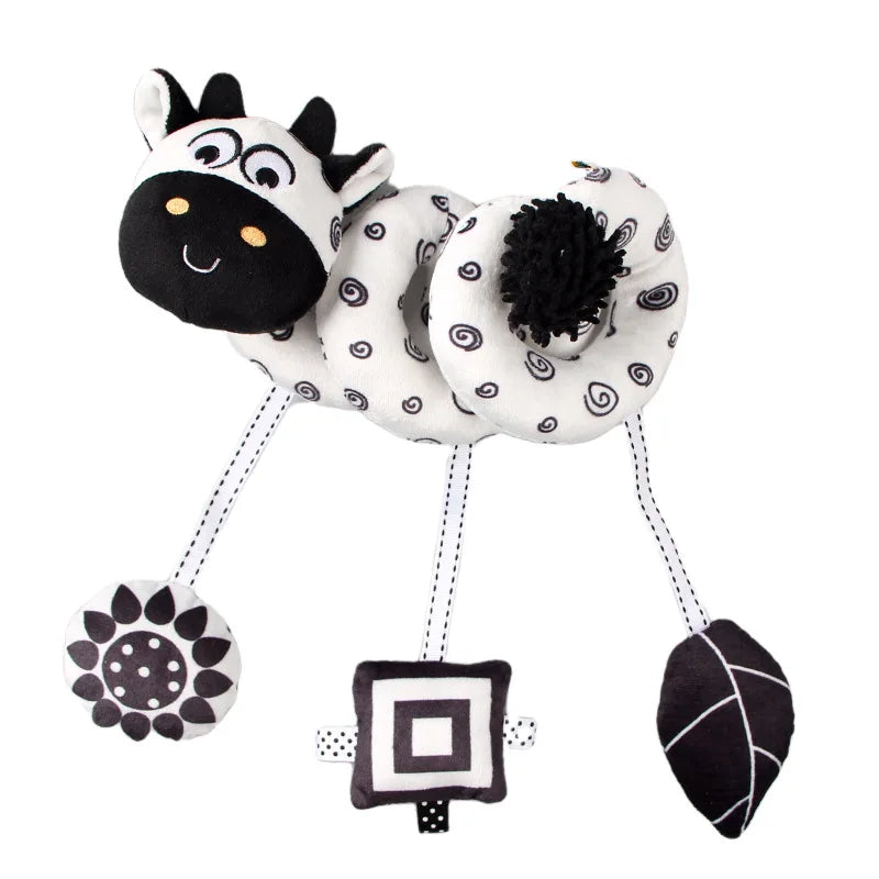 Jouet Sensoriel Bébé Spirale Peluche Animaux Musical Poussette Siège Auto QWZ – CLEVI Paris