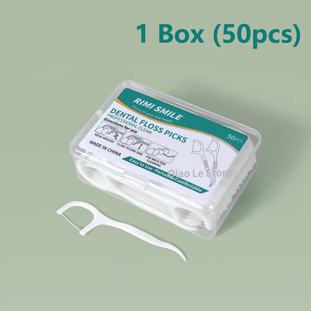 Cure-Dents Fil Dentaire Jetable Haute Tension — Lot de 1 à 10 Boîtes — CLEVI Paris