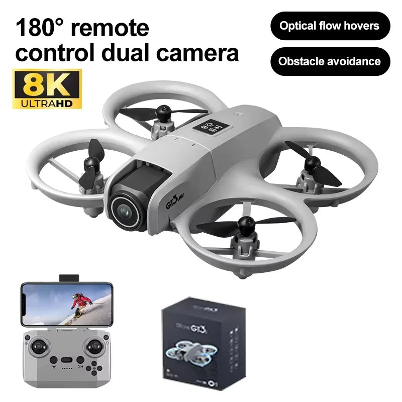 Drone LYZRC GT3 MAX 8K – Gimbal 2 Axes, Moteur Brushless, Portée 9000m, Autonomie 23min, 120g, Évitement Obstacles