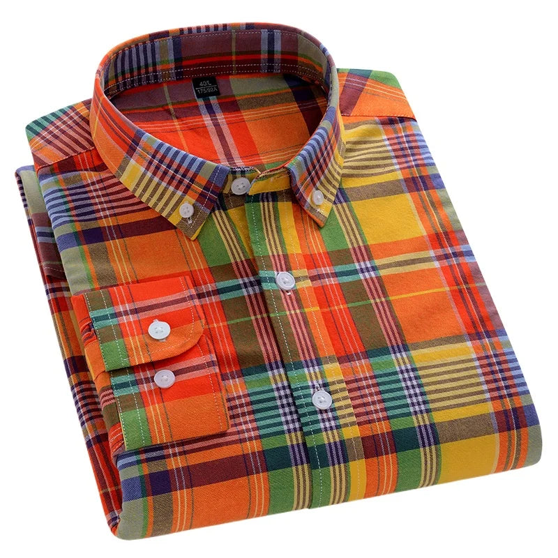 Chemise Oxford Homme Casual Manches Longues – CLEVI Paris