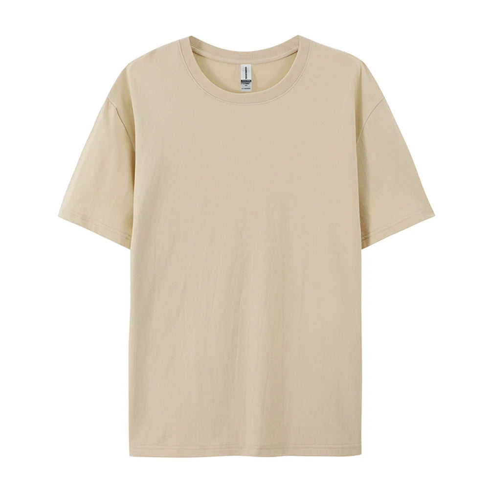 T-Shirt Unisexe Coton Col Rond Manches Courtes Coupe Loose 20 Coloris Candy Été – CLEVI Paris