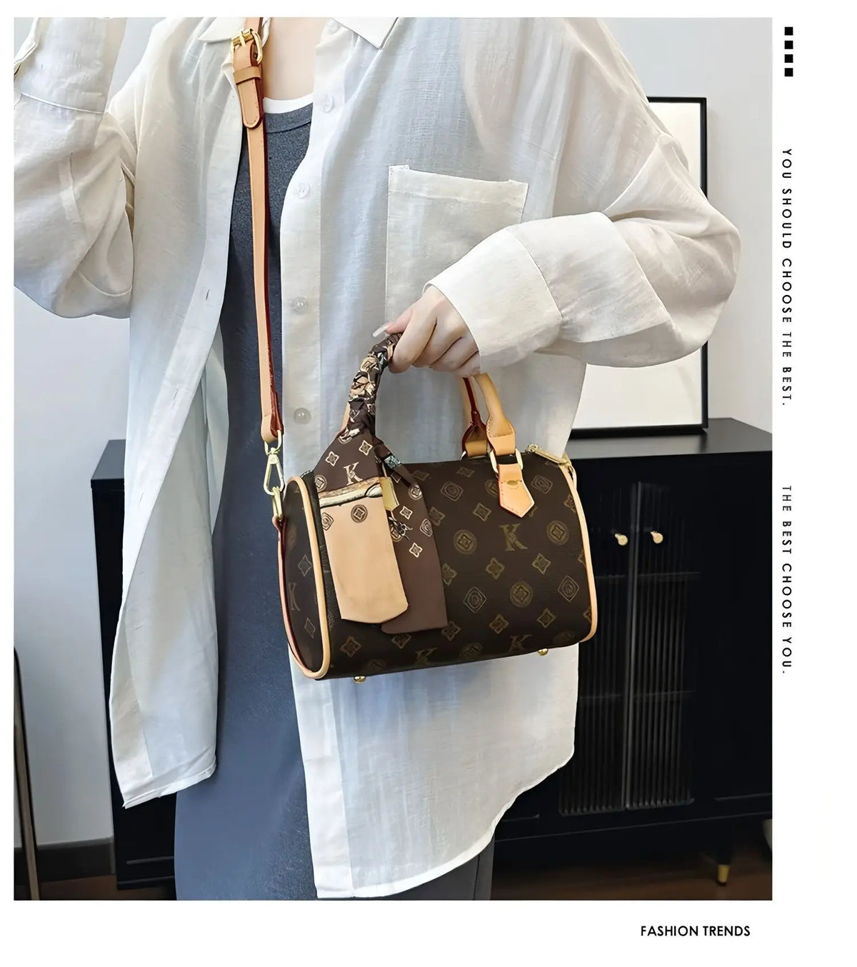 Mini sac Boston femme vintage – CLEVI Paris