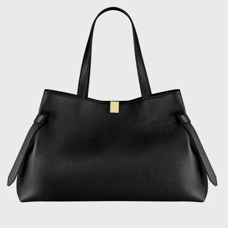 Sac seau en cuir véritable à l’épaule – CLEVI Paris