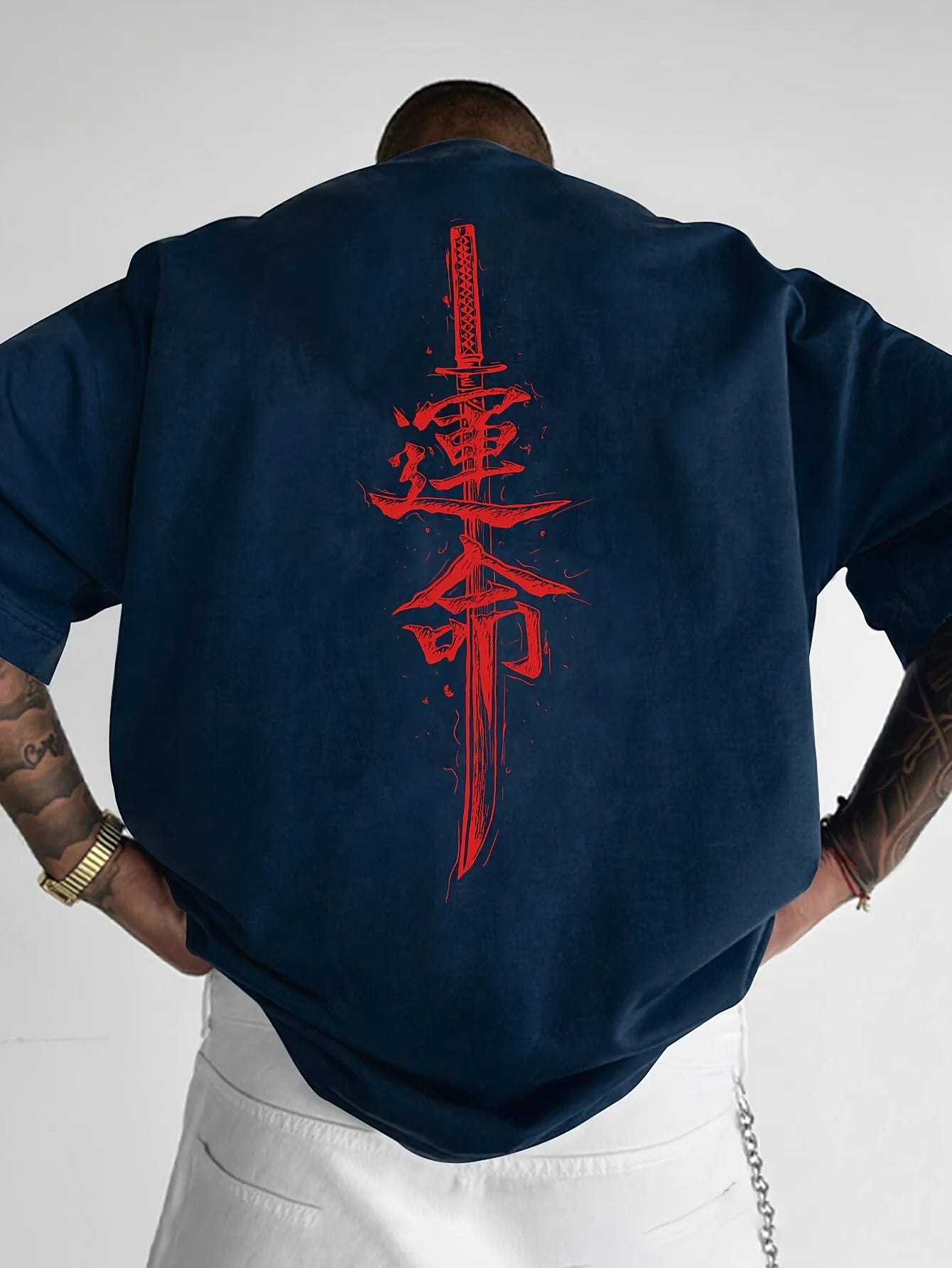T-Shirt Unisexe Imprimé Samouraï Japonais 100% Coton Manches Courtes 15 Coloris – CLEVI Paris