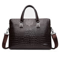 Serviette PU Motif Croco Homme Ordinateur 14" Business 720g – CLEVI Paris