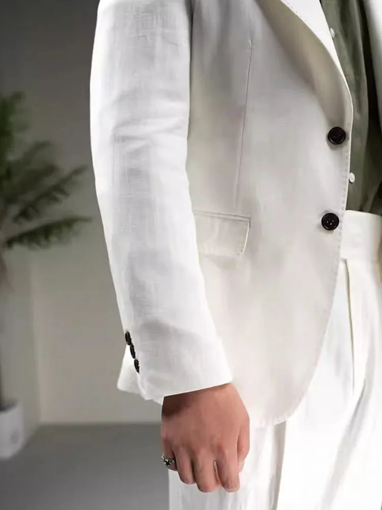 Costume homme 2 pièces coton, lyocell & lin – CLEVI Paris