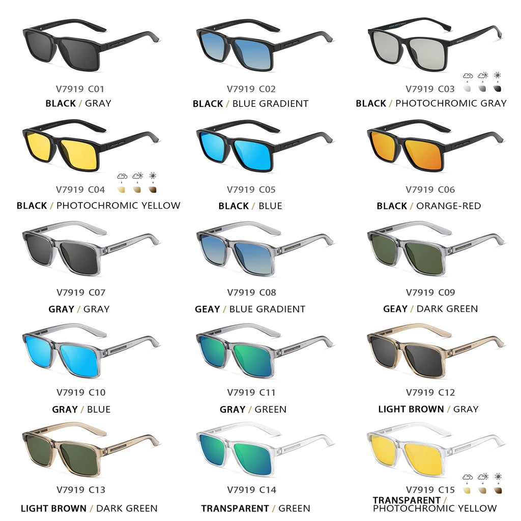 Lunettes de Soleil Polarisées UV400 Photochromiques Unisexe Sport & Voyage – CLEVI Paris