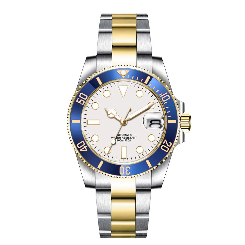 Montre Automatique Homme Corgeut NH35 – Diver 40mm Lunette Céramique Verre Saphir – CLEVI Paris