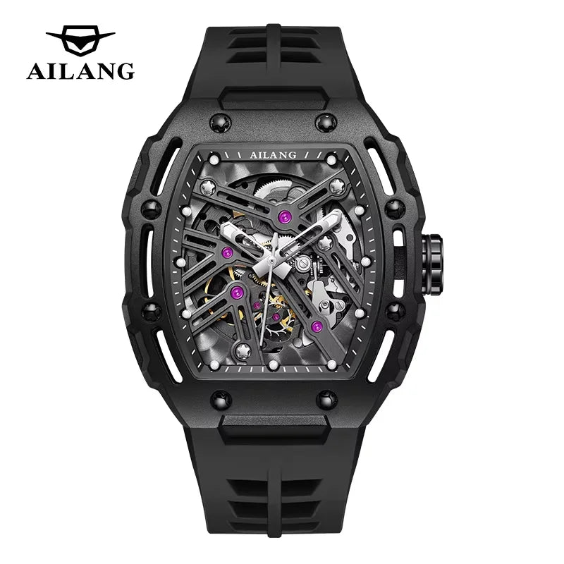 Daniel Gorman Montre Automatique Homme Tourbillon Squelette Saphir 5ATM – CLEVI Paris