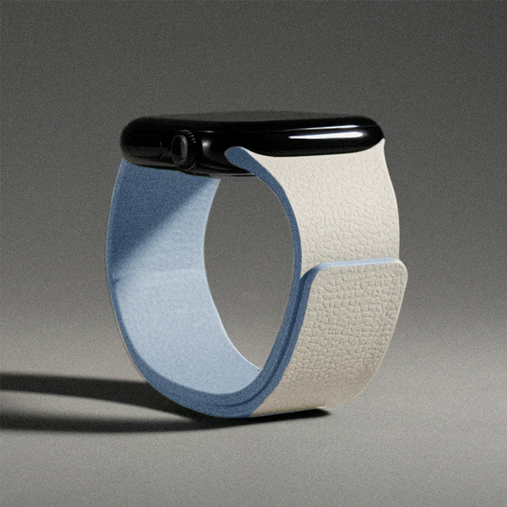 Bracelet Silicone Magnétique Apple Watch – Compatible Series 1–11 SE Ultra 1/2/3 – 38 40 41 42 44 45 46 49mm – CLEVI Paris