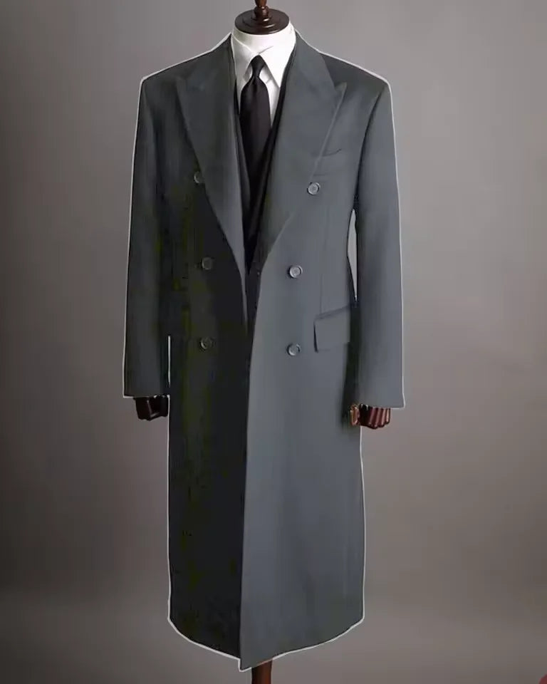Blazer homme long double boutonnage – CLEVI Paris