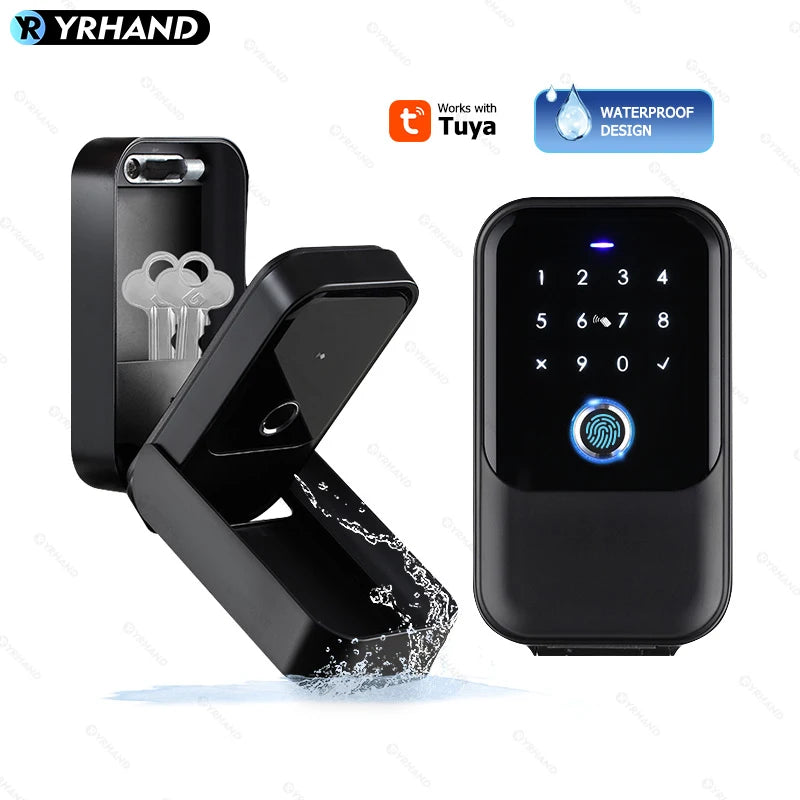 Boîte à Clés Connectée YRHAND K5 Empreinte Digitale Tuya TTLock IP66 – CLEVI Paris