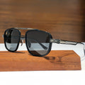 Lunettes de Soleil Pilot Premium Titane Verres CR-39 Dégradé Anti-Reflets UV400 Unisexe – CLEVI Paris